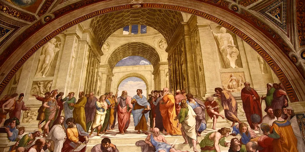 Greek philosopher busts:  Sokrates, Antisthenes, Chrysippos, Epikouros